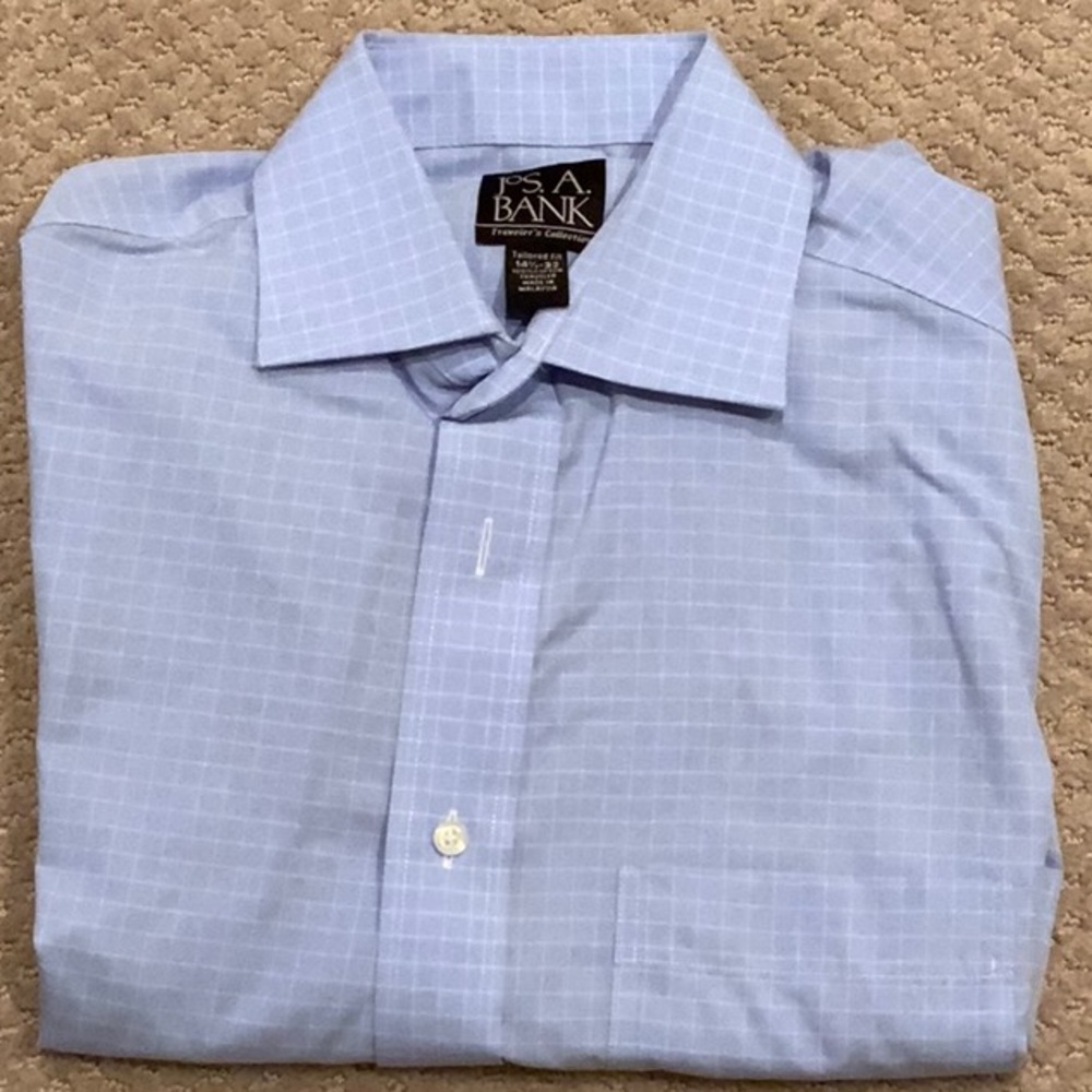Light blue classic men’s dress shirt
